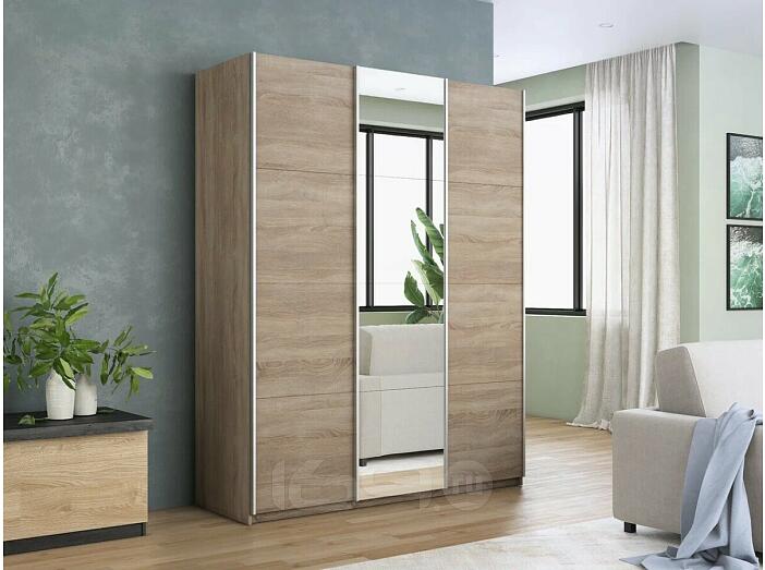 Шкаф-купе 2100x570x2300 Прайм ЛДСП