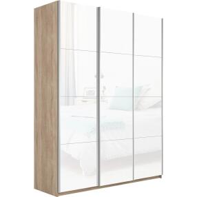 Шкаф Прайм 3 TM_L-210 Дуб сонома Стекло белое 2100*2300*570