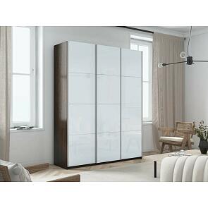 Шкаф Прайм 3 TM_L-210 Венге Стекло белое 2100*2300*570