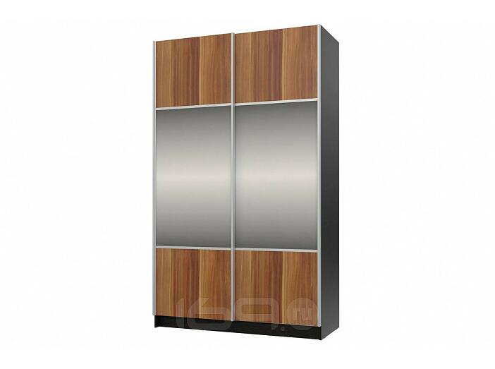 Шкаф-купе с зеркалом Торонто 2 дв. 1400 Слива валлис/Дуб ферарра