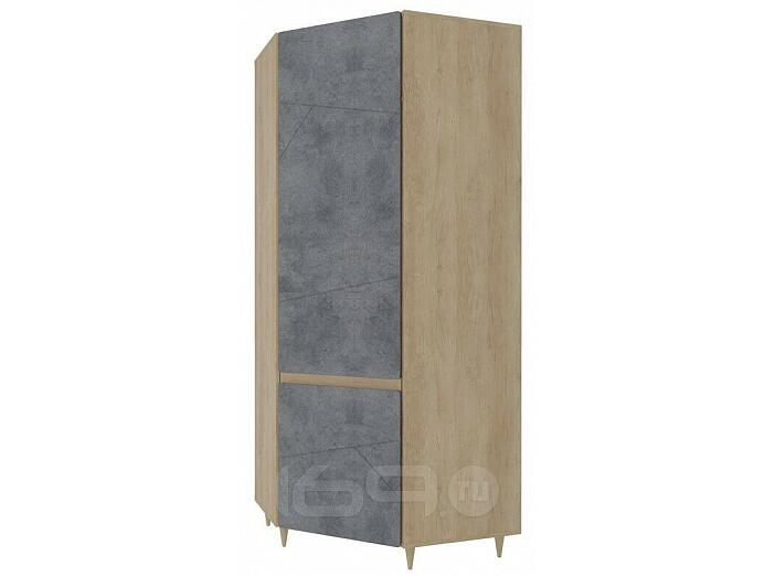 Шкаф 890x780x2085 Киото Серый/дуб небраска