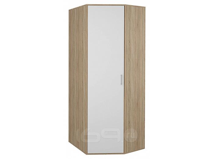 Шкаф 880x900x2200 Мика Белый/дуб сонома ЛДСП