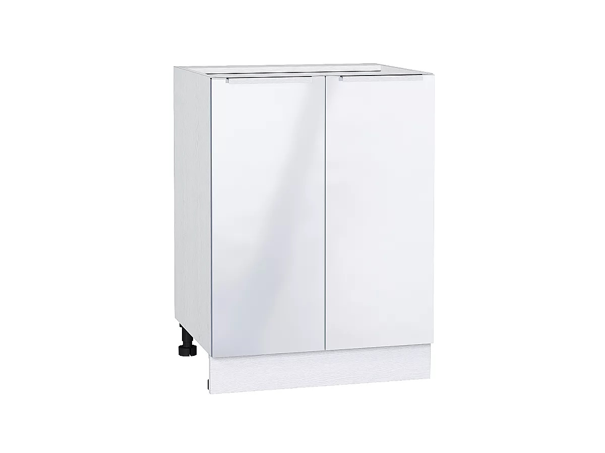 Шкаф нижний с 2-мя дверцами Фьюжн Н 600 Angel-Белый