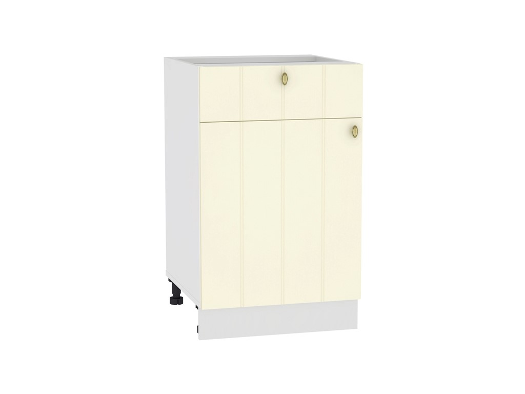 Шкаф нижний с 1-ой дверцей и ящиком Прованс Н 501 Ваниль-Белый