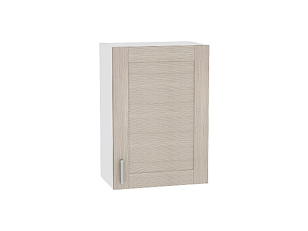 Шкаф верхний с 1-ой дверцей Лофт В 500 Cappuccino Veralinga-Белый