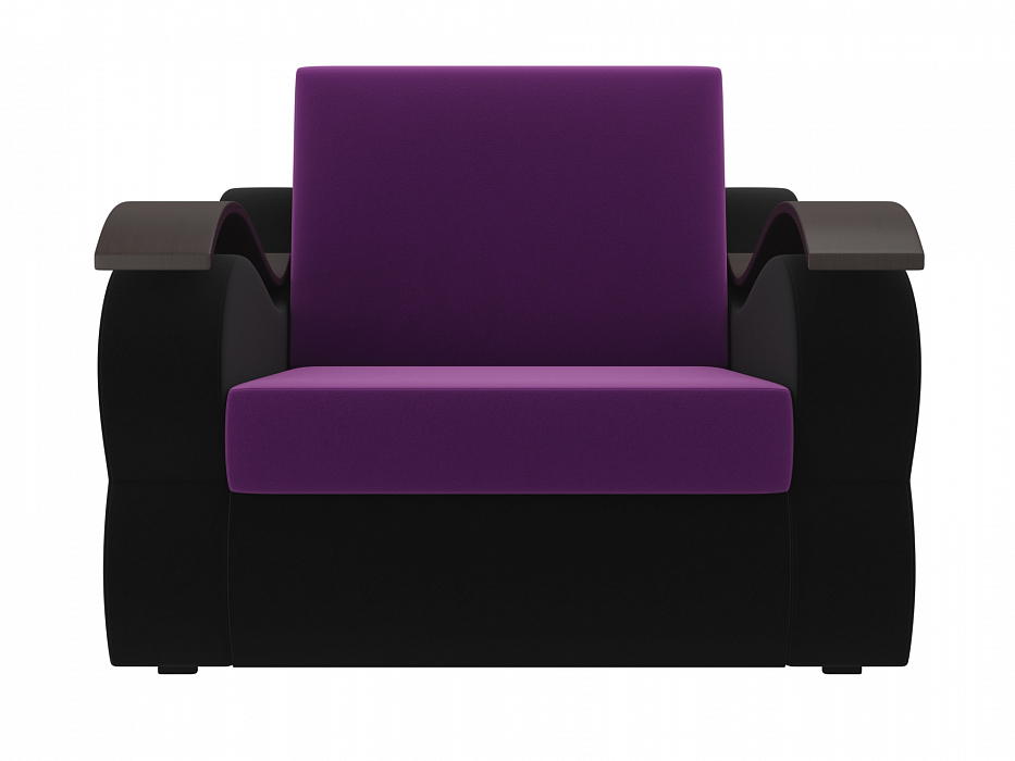 Кресло-кровать Меркурий 60 Микровельвет Фиолетовый Черный