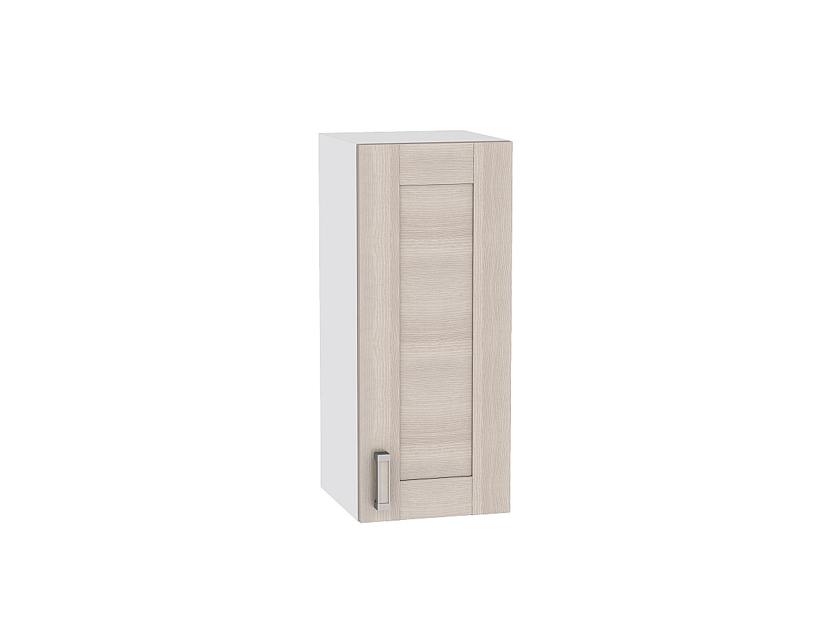 Шкаф верхний с 1-ой дверцей Лофт В 309 Cappuccino Veralinga-Белый