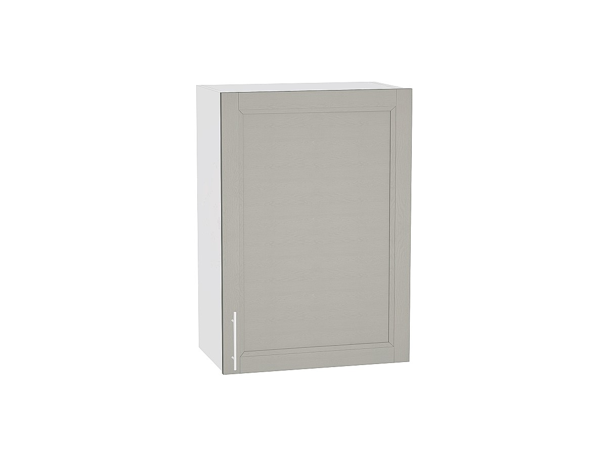 Шкаф верхний с 1-ой дверцей Сканди В 500 Grey Softwood-Белый