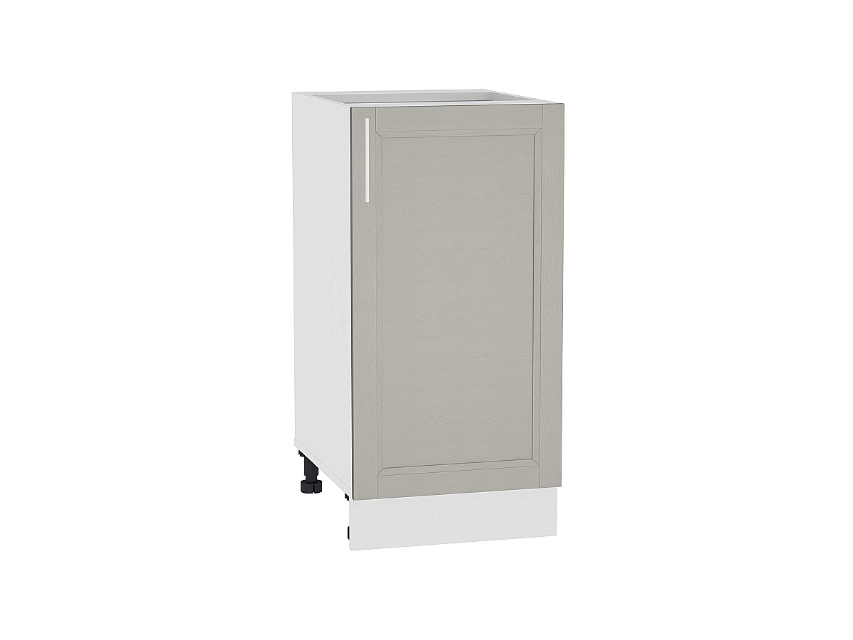 Шкаф нижний с 1-ой дверцей Сканди Н 400 Grey Softwood-Белый