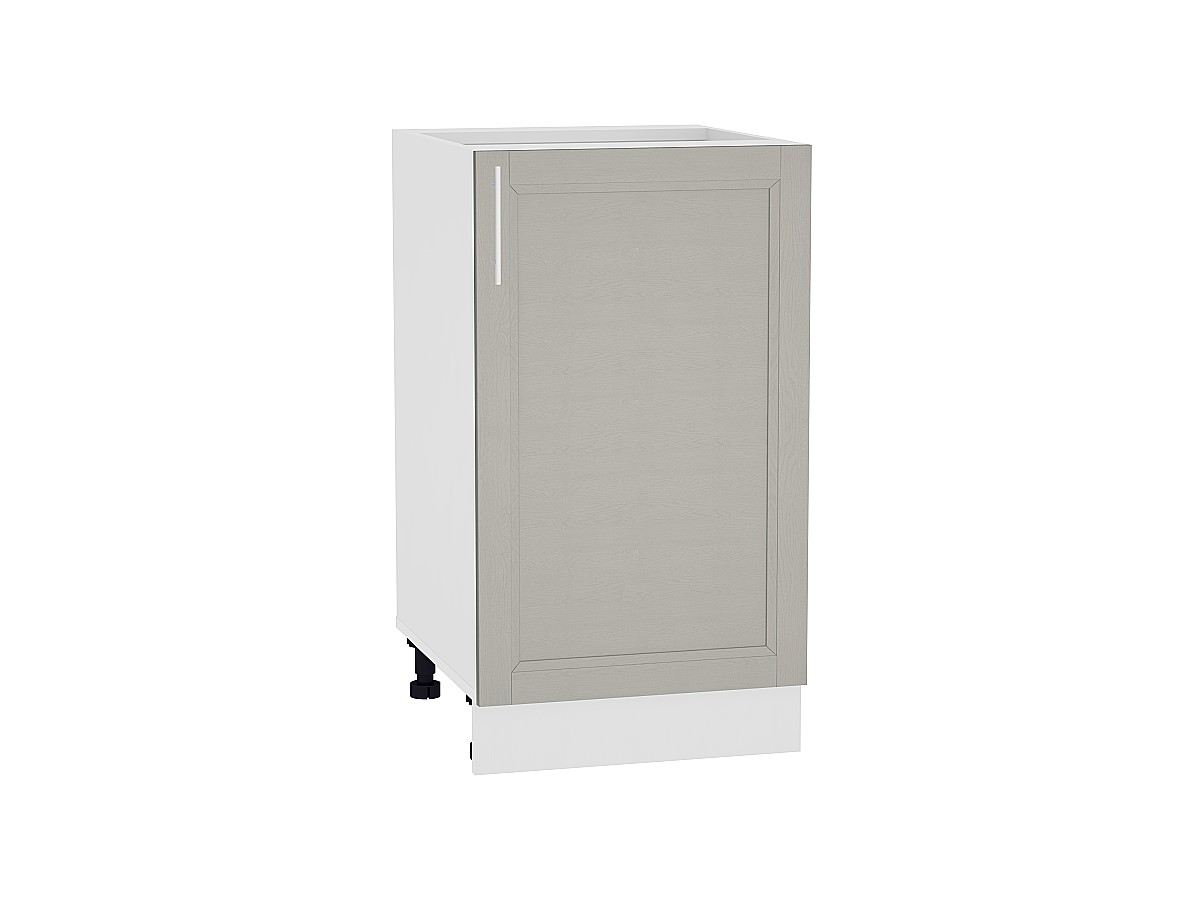 Шкаф нижний с 1-ой дверцей Сканди Н 450 Grey Softwood-Белый