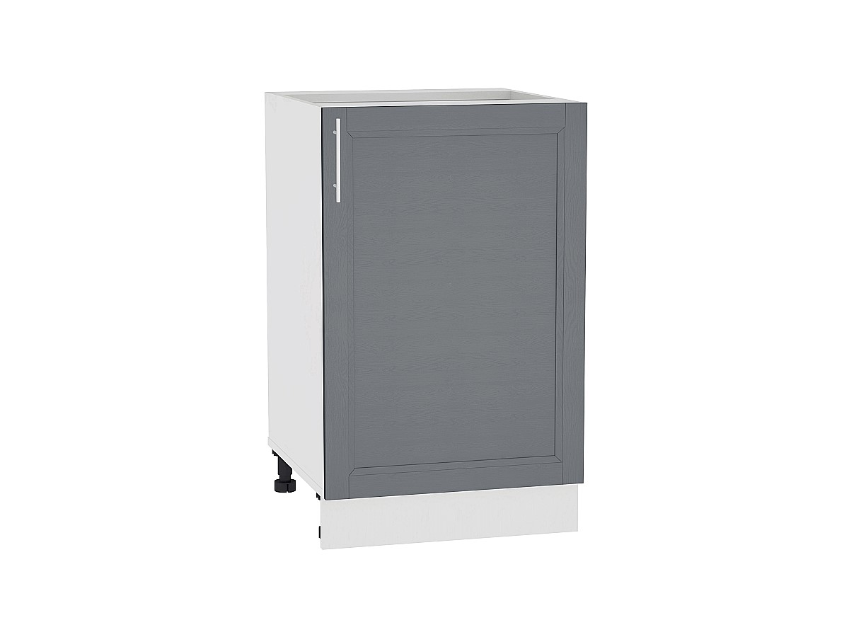 Шкаф нижний с 1-ой дверцей Сканди Н 500 Graphite Softwood-Белый