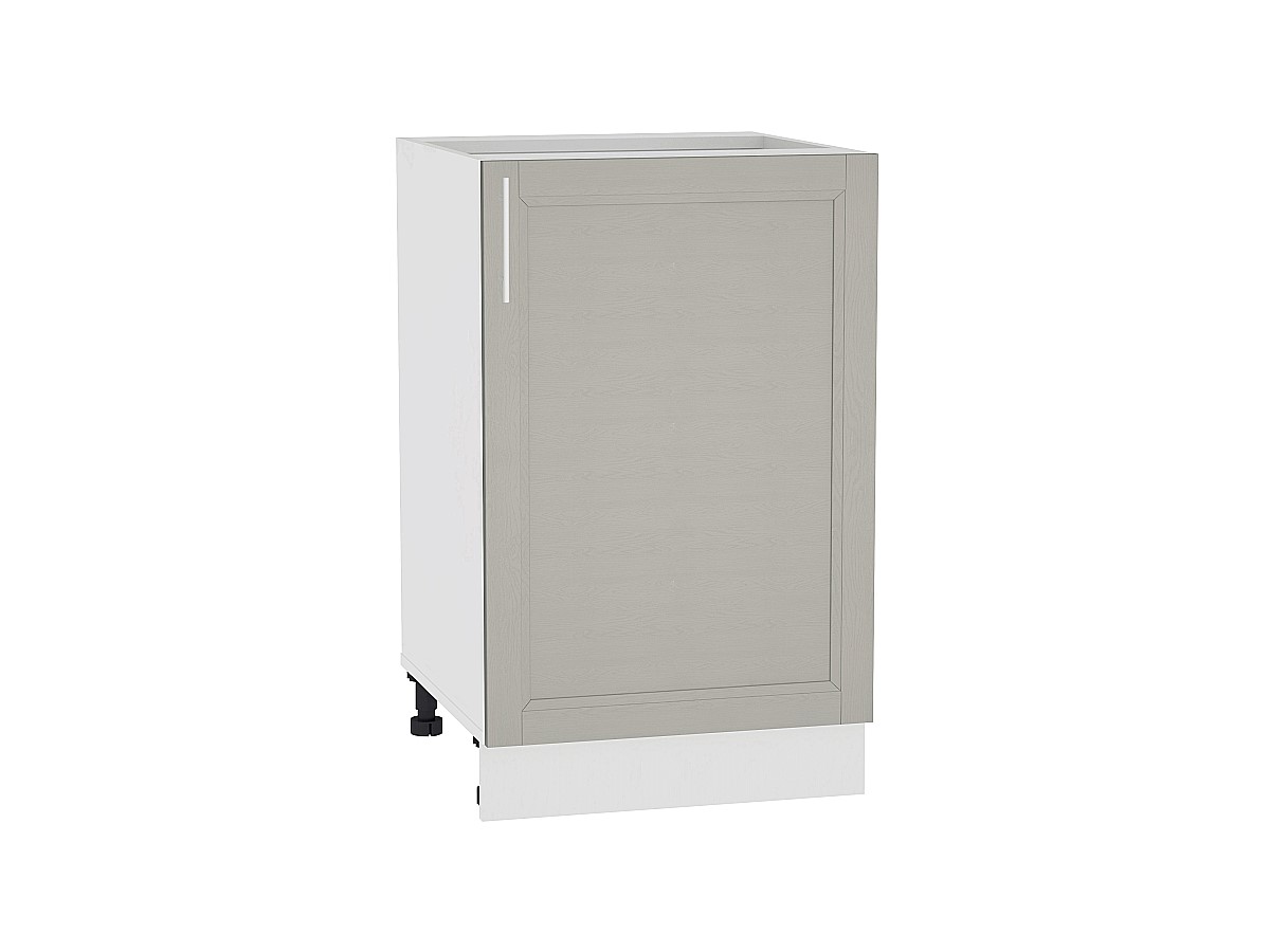 Шкаф нижний с 1-ой дверцей Сканди Н 600 Grey Softwood-Белый
