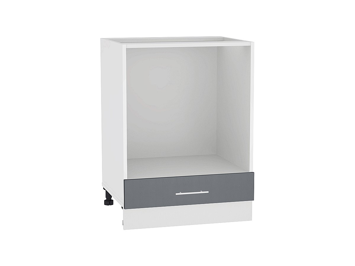 Шкаф нижний под духовку Сканди НД 600 Graphite Softwood-Белый