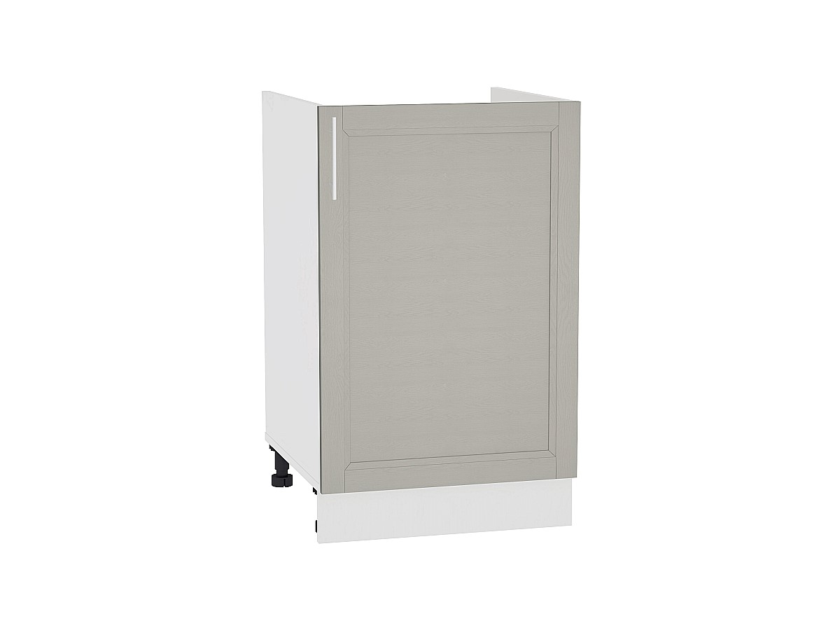 Шкаф нижний под мойку с 1-ой дверцей Сканди НМ 600 Grey Softwood-Белый