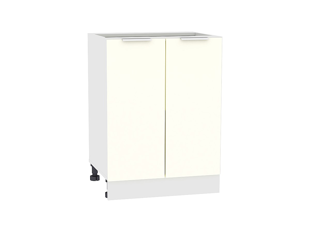 Шкаф нижний с 2-мя дверцами Терра Н 600 Ваниль Софт-Белый