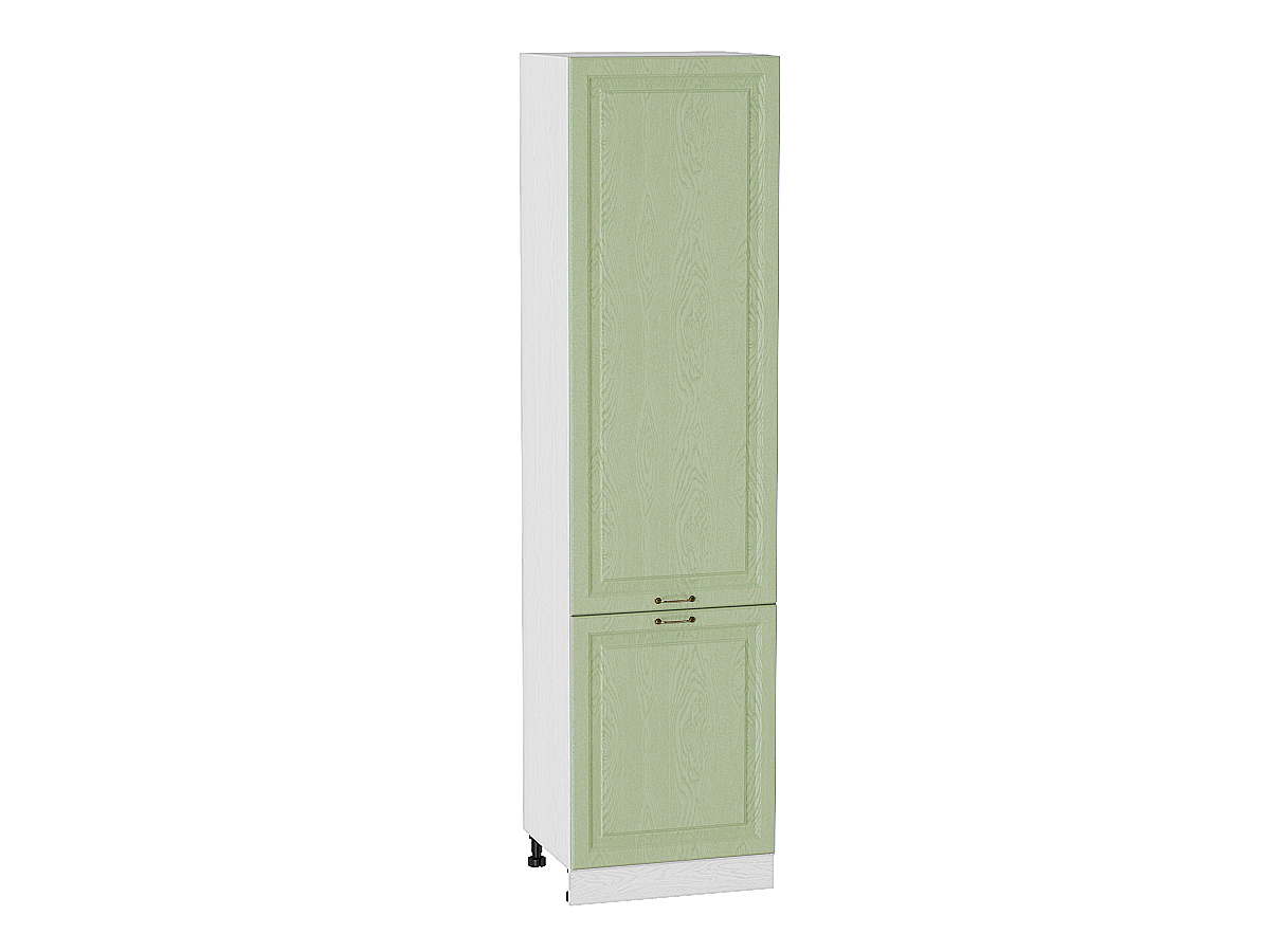 Шкаф пенал с 2-мя дверцами Ницца П 600Н (для верхних шкафов высотой 920) Дуб оливковый-Белый