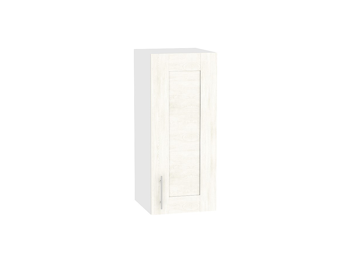 Шкаф верхний с 1-ой дверцей Лофт В 300 Nordic Oak-Белый