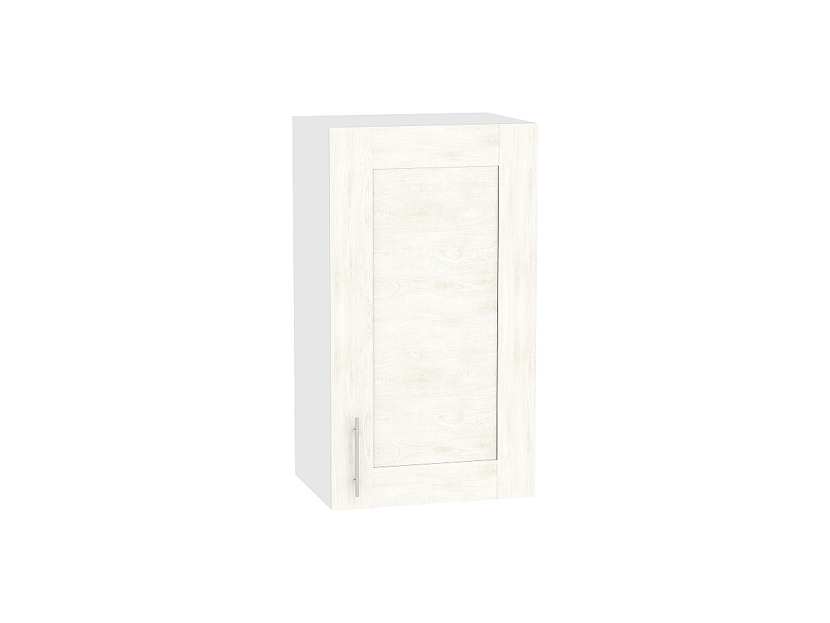 Шкаф верхний с 1-ой дверцей Лофт В 400 Nordic Oak-Белый