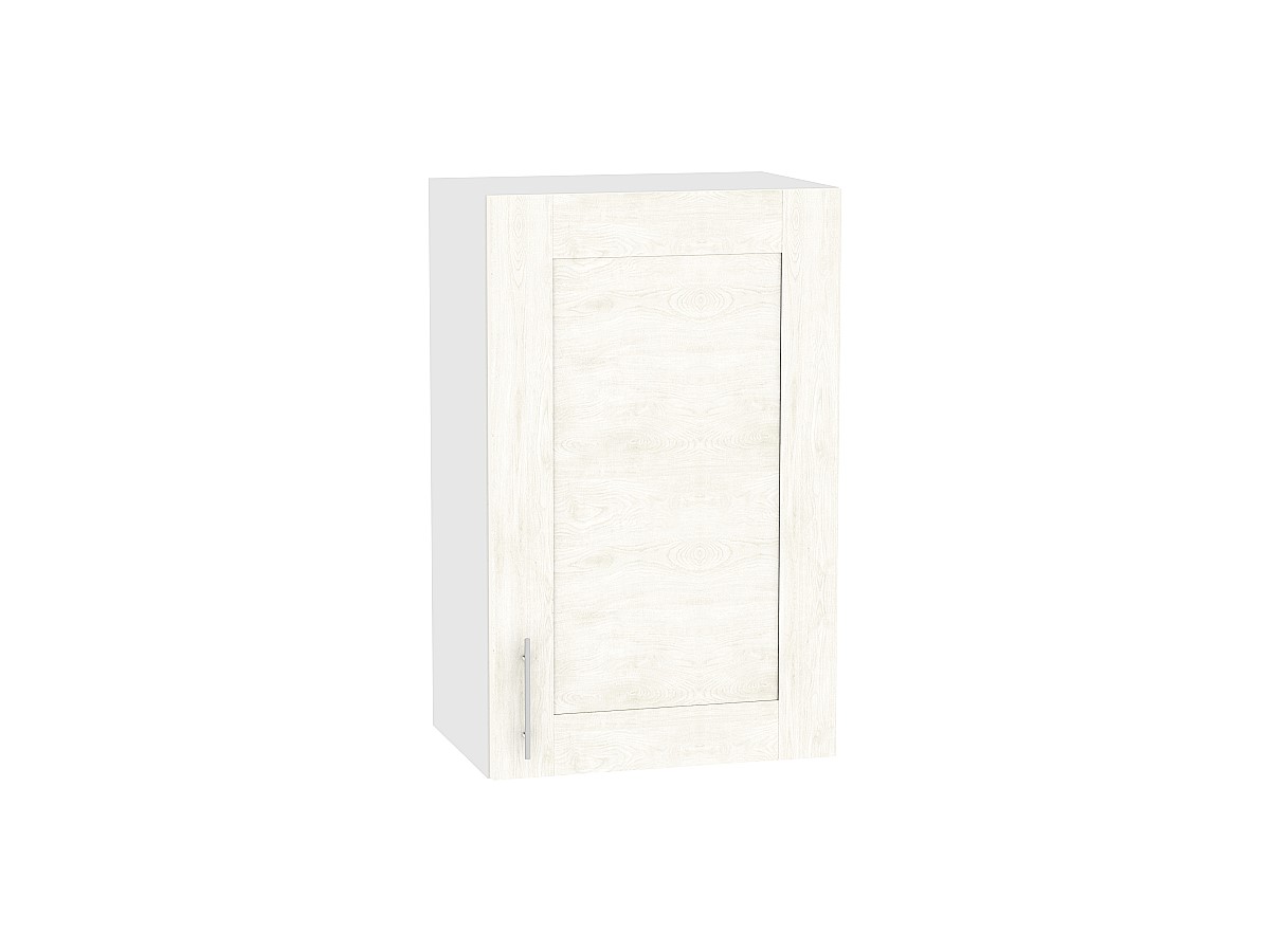 Шкаф верхний с 1-ой дверцей Лофт В 450 Nordic Oak-Белый