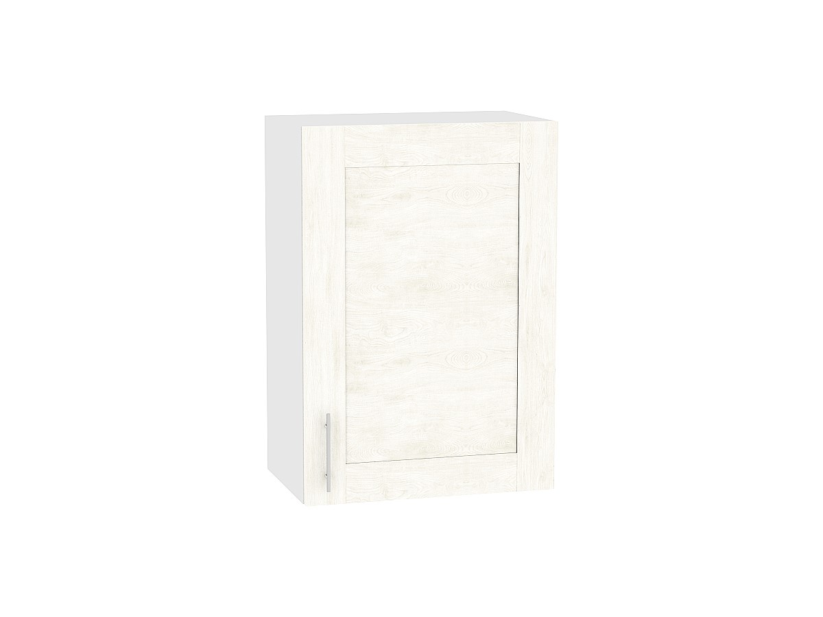 Шкаф верхний с 1-ой дверцей Лофт В 600 Nordic Oak-Белый