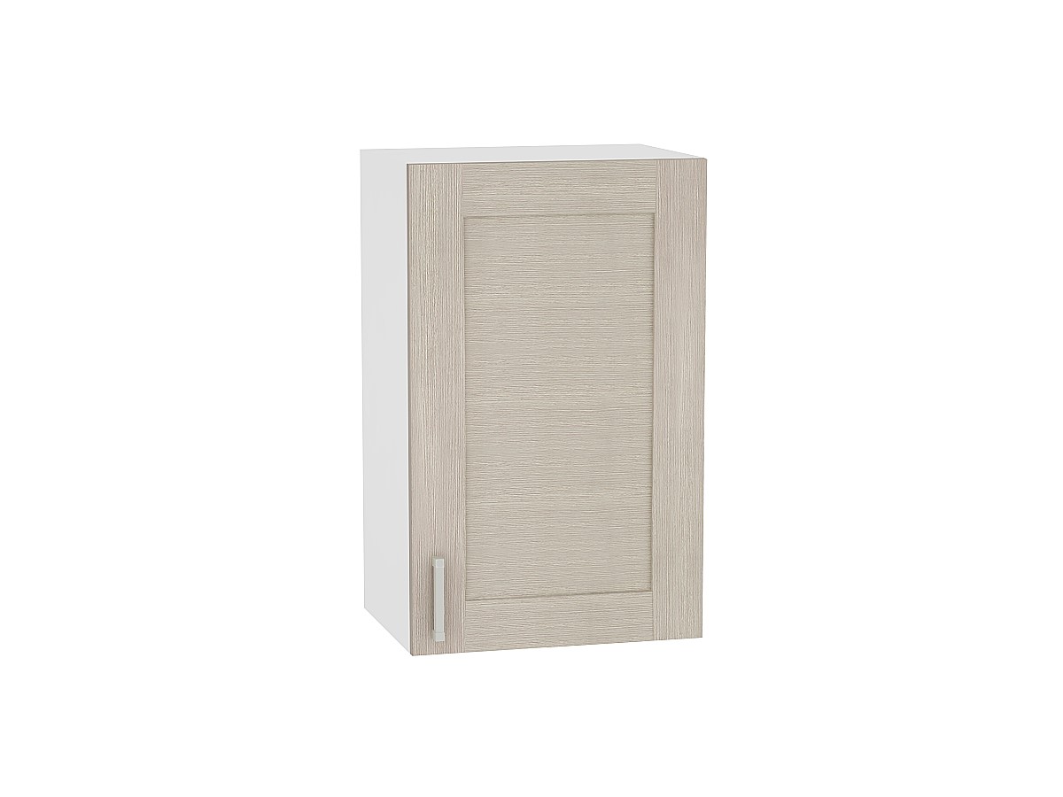 Шкаф верхний с 1-ой дверцей Лофт В 450 Cappuccino Veralinga-Белый