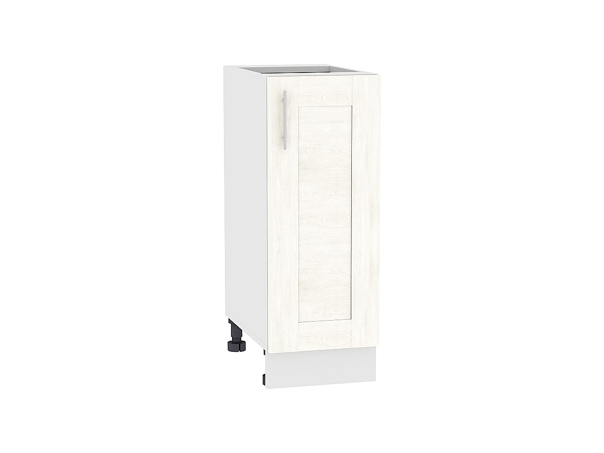 Шкаф нижний с 1-ой дверцей Лофт Н 300 Nordic Oak-Белый
