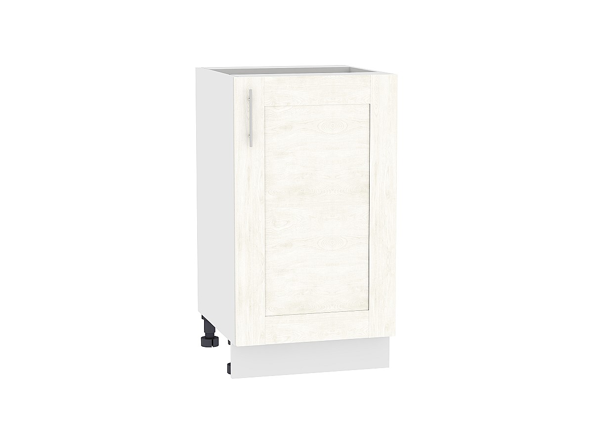 Шкаф нижний с 1-ой дверцей Лофт Н 450 Nordic Oak-Белый