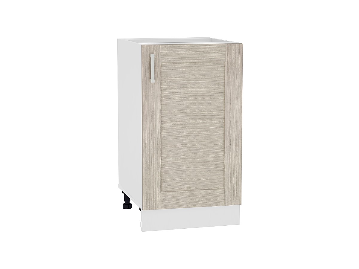 Шкаф нижний с 1-ой дверцей Лофт Н 450 Cappuccino Veralinga-Белый