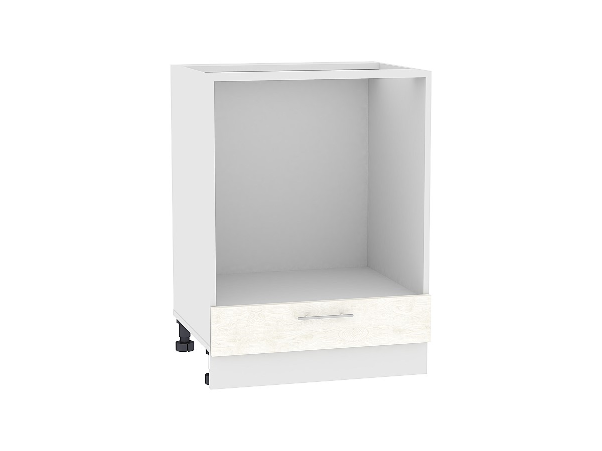 Шкаф нижний под духовку Лофт НД 600 Nordic Oak-Белый