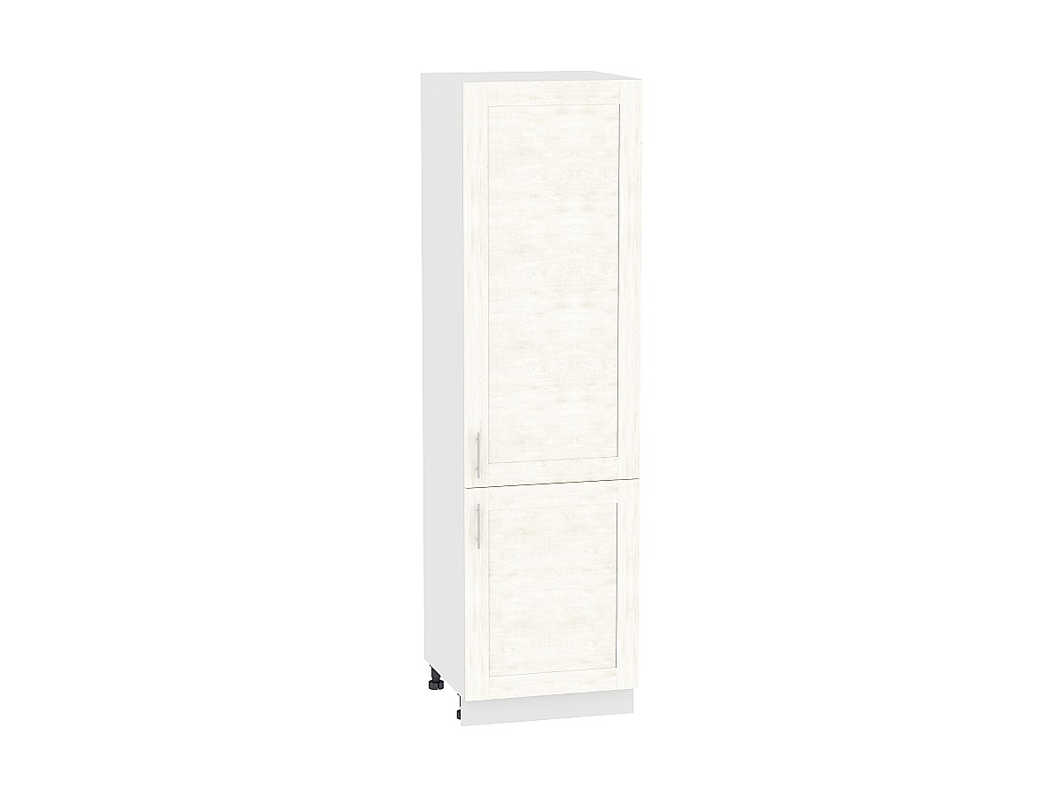 Шкаф пенал с 2-мя дверцами Лофт ШП 600 (для верхних шкафов высотой 720) Nordic Oak-Белый