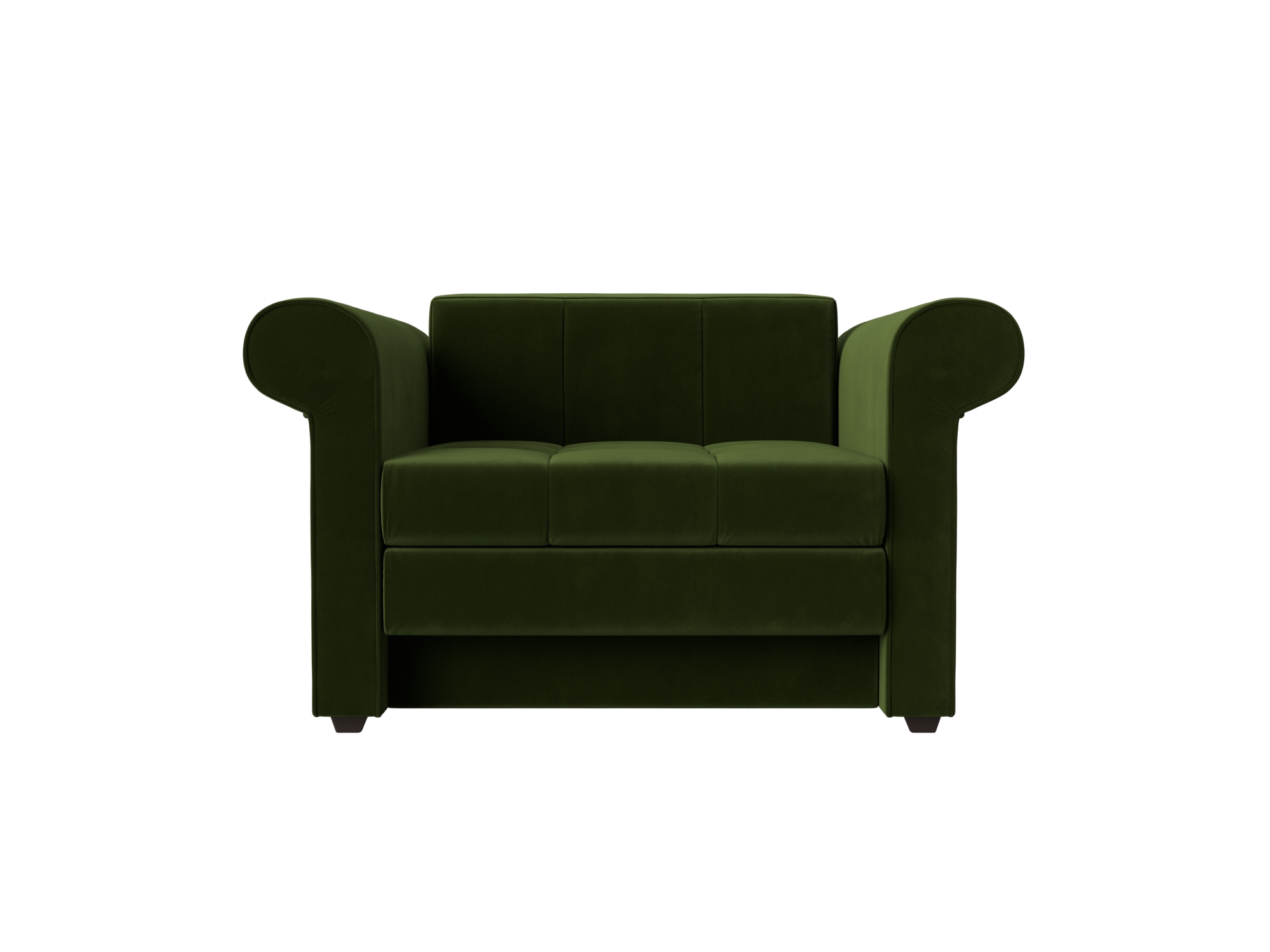 Кресло-кровать Берли Микровельвет Зеленый