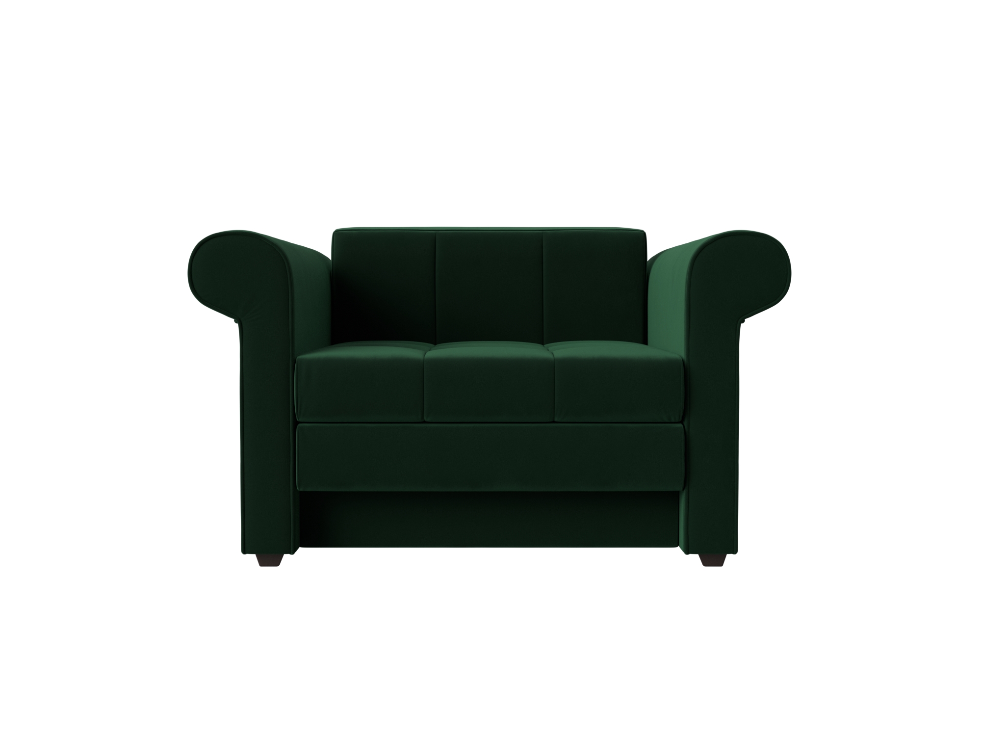 Кресло-кровать Берли Велюр Зеленый