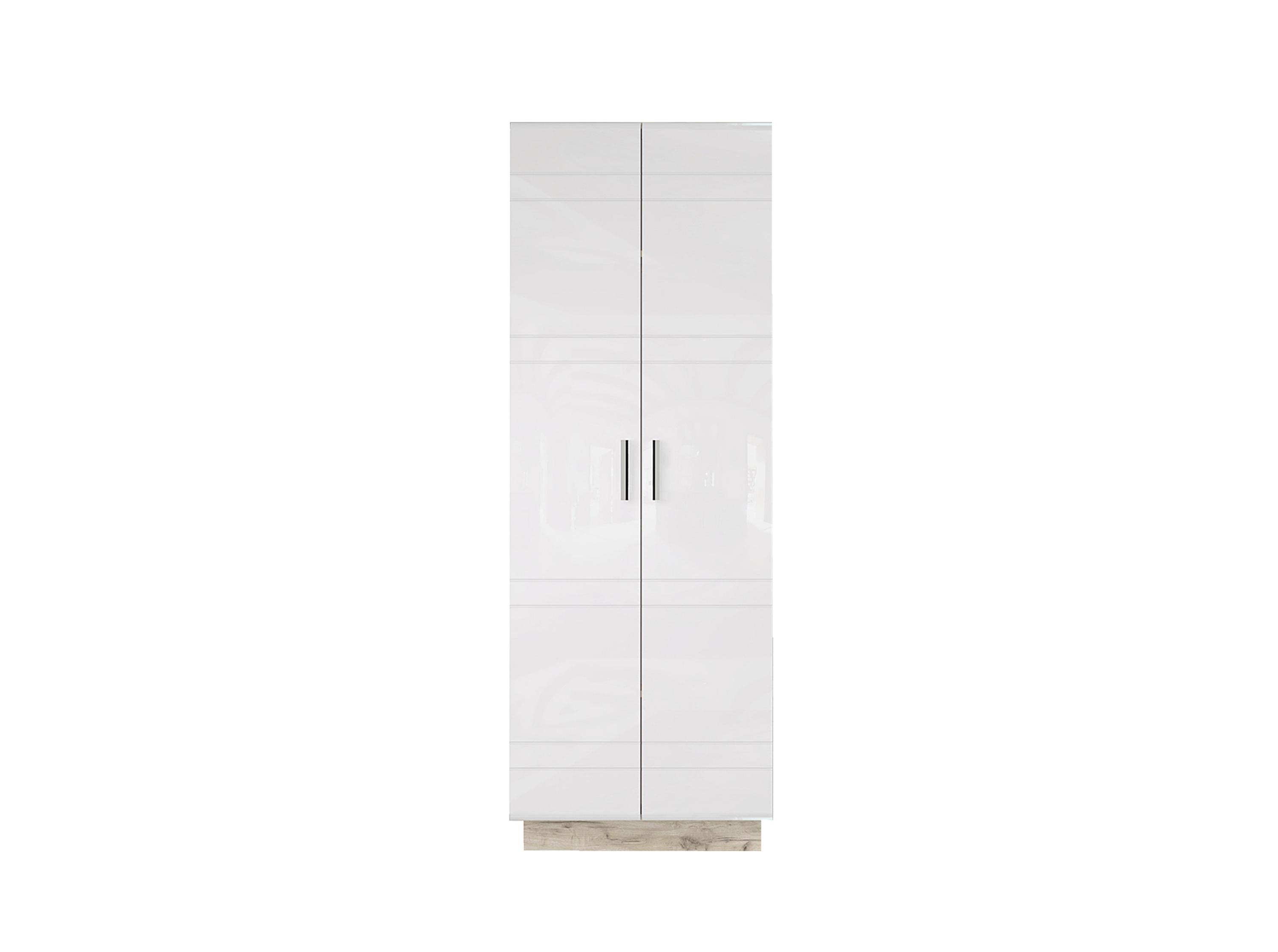 Шкаф для одежды АТЛАНТА дуб серый К./Белый глянец 71010129