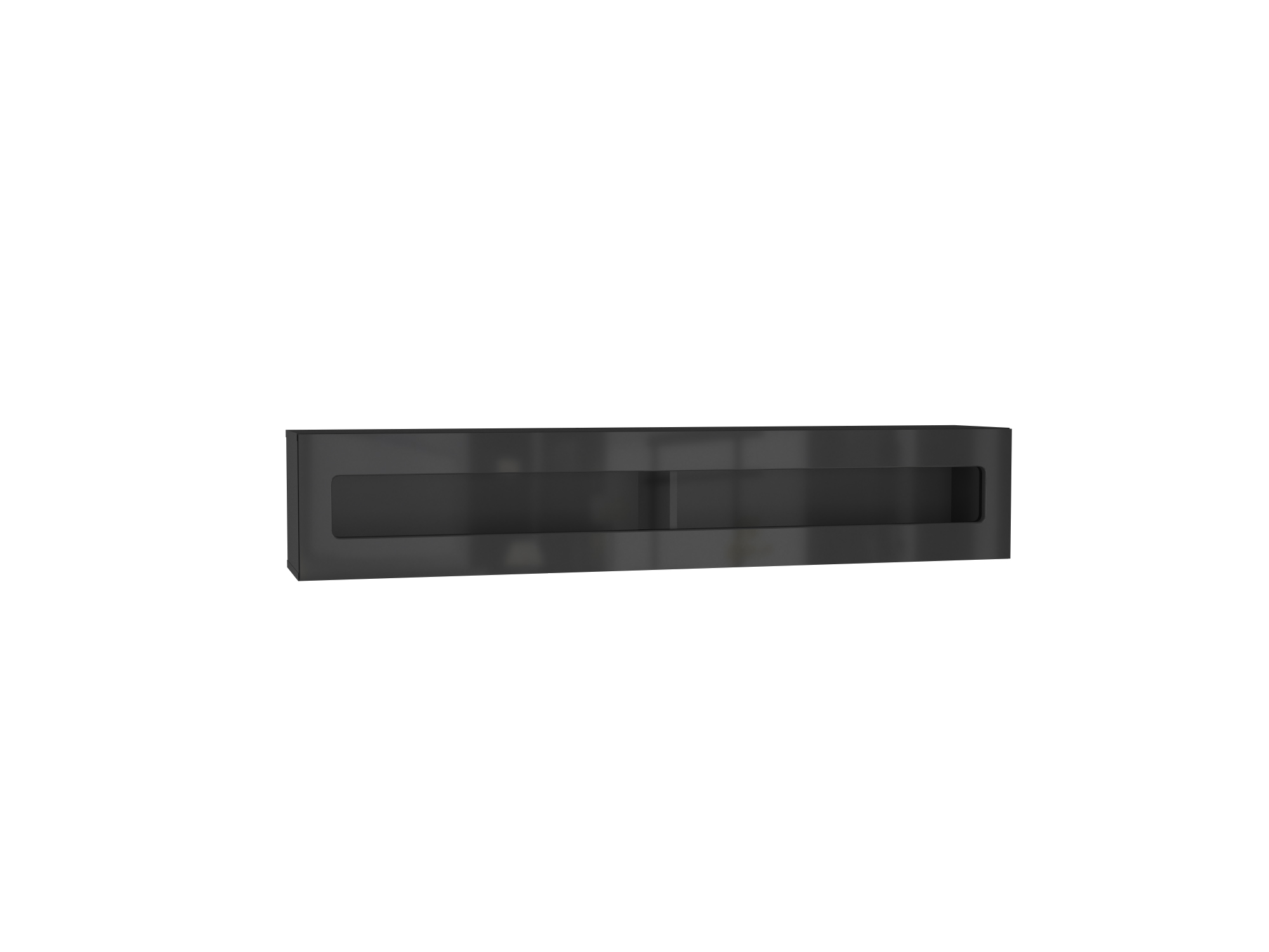 Шкаф навесной POINT ТИП-51 Чёрный/Чёрный глянец 71774462