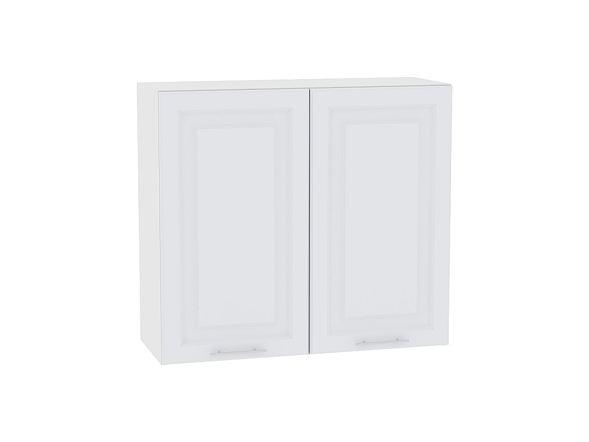 Шкаф верхний с 2-мя дверцами Ницца Royal В 800 Blanco-Белый