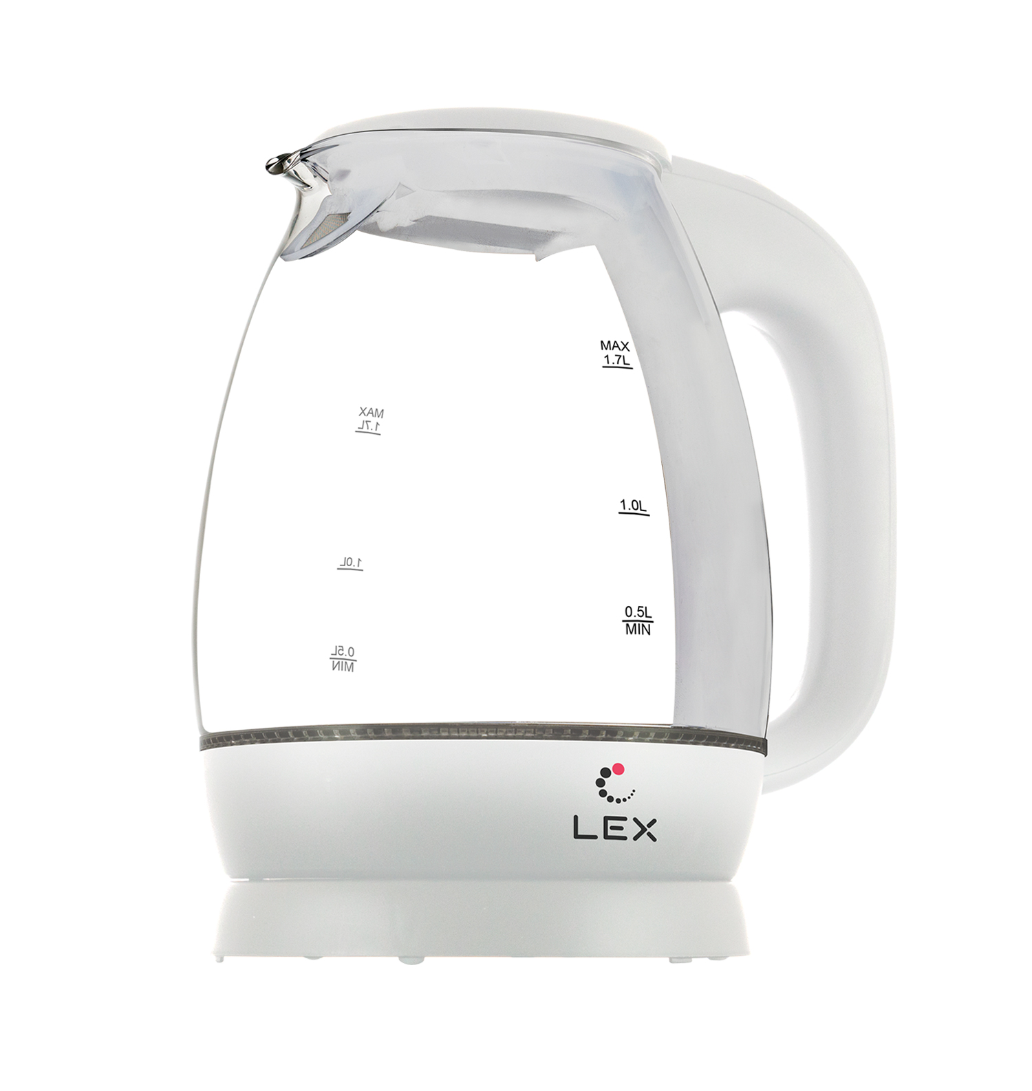Чайник электрический (белый) LX3002-3