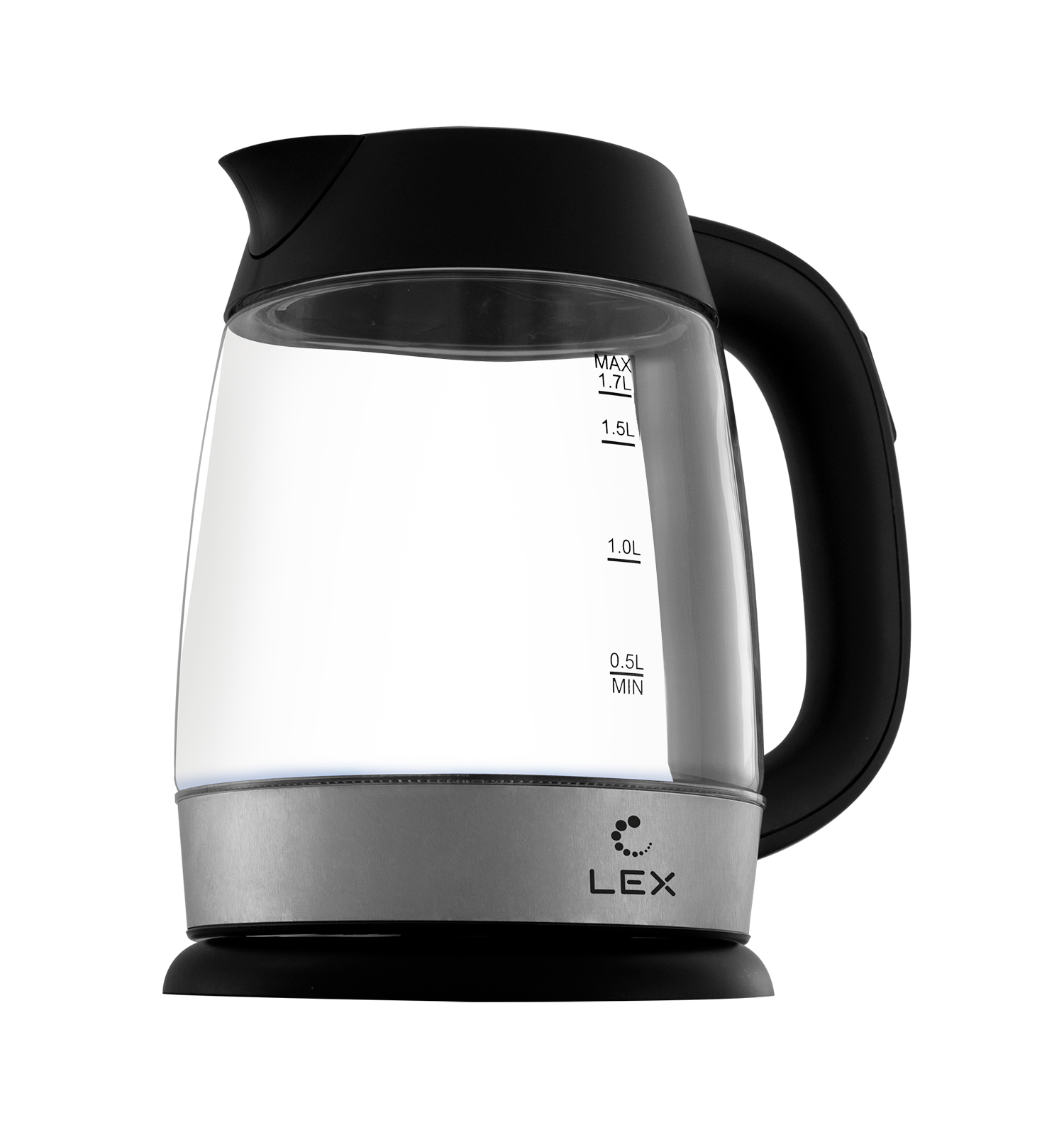 Чайник электрический (черный) LX 30011-1