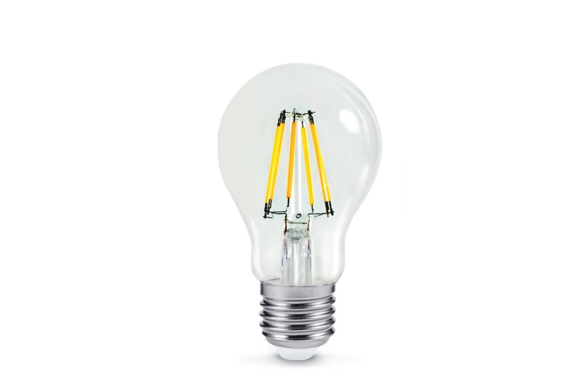 Лампа светодиодная LED-A60-deco 11Вт 230В Е27 3000К 990Лм прозрачная IN HOME