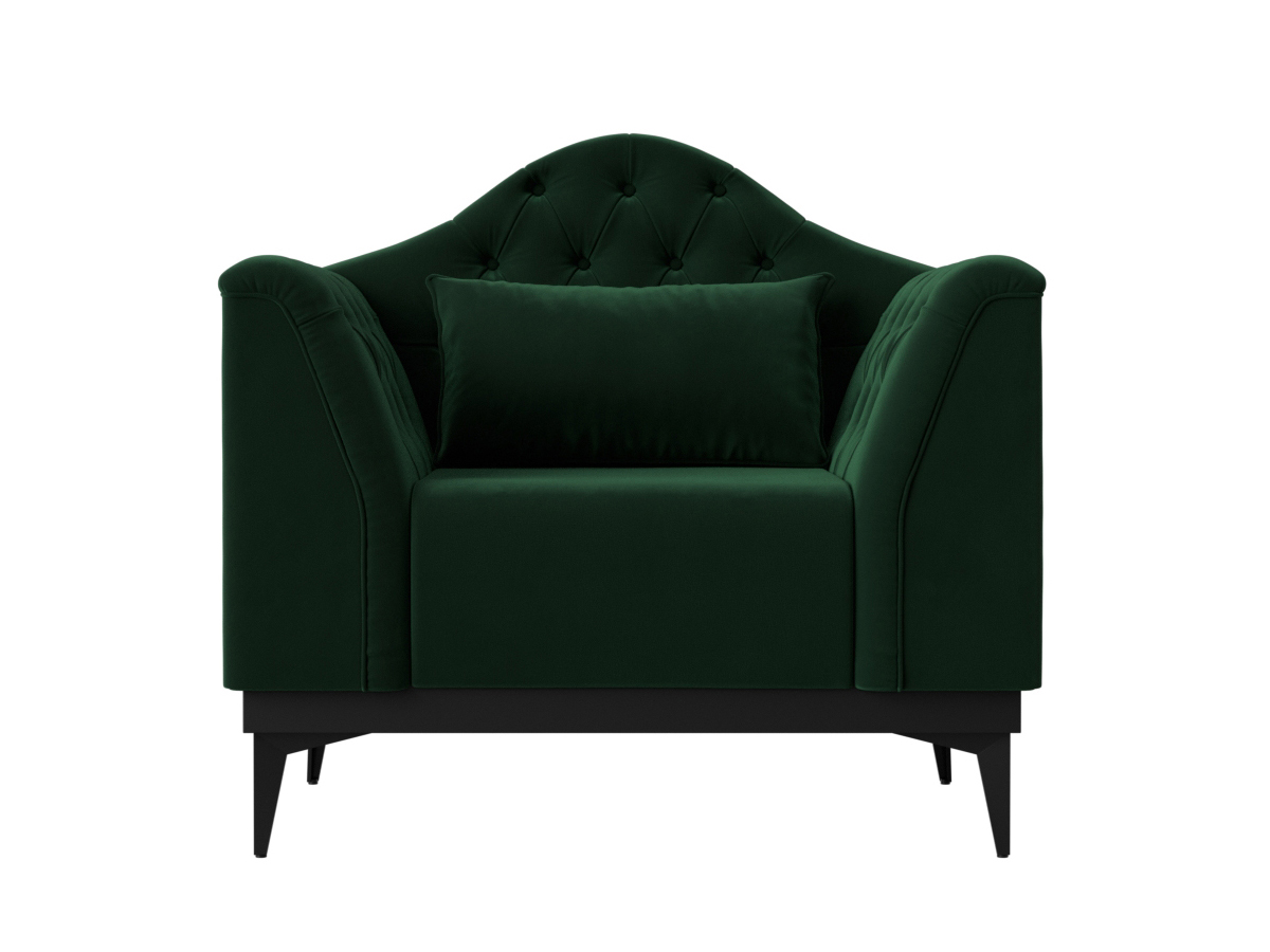 Кресло Флорида велюр зеленый 
