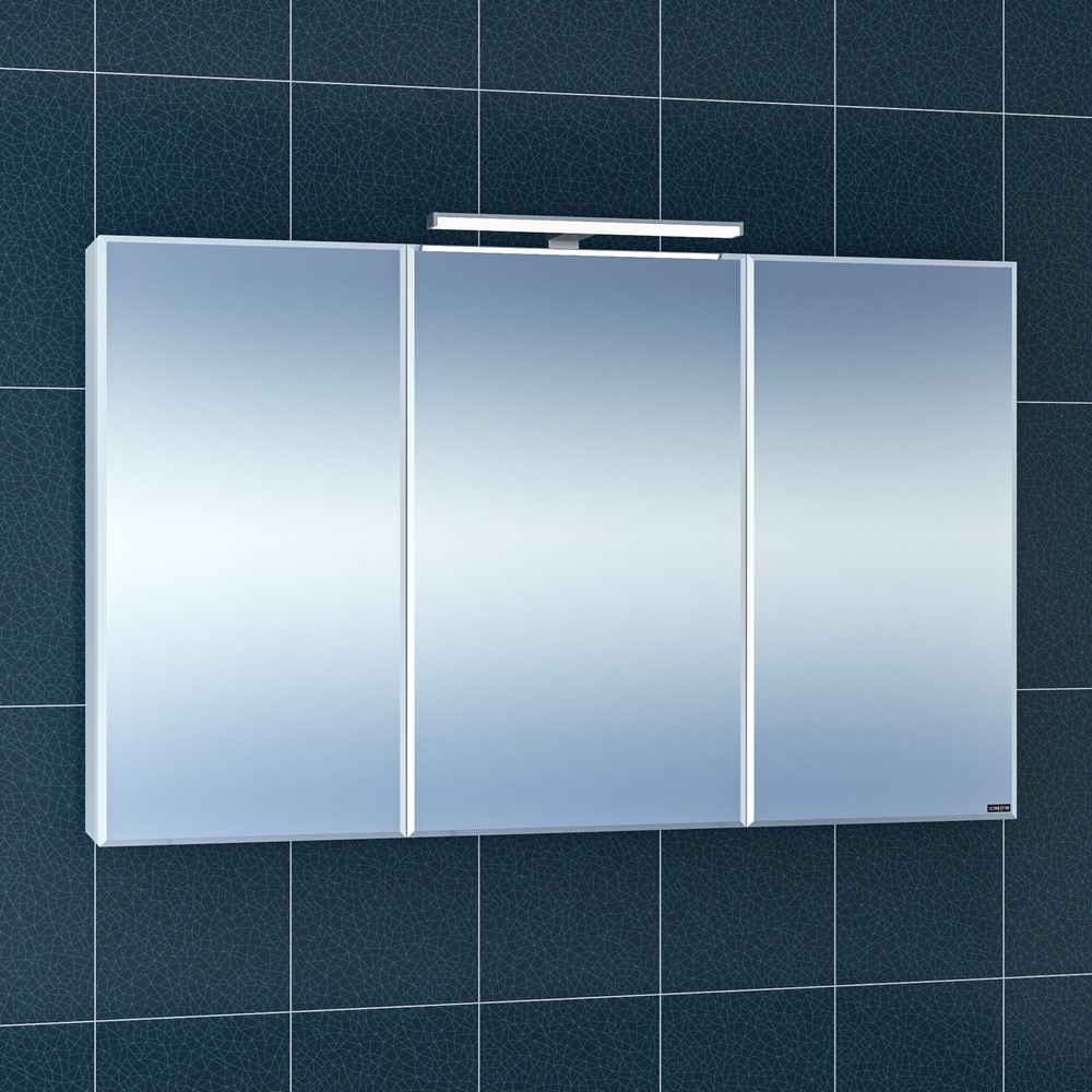 Зеркальный шкаф СанТа Стандарт 120 трельяж