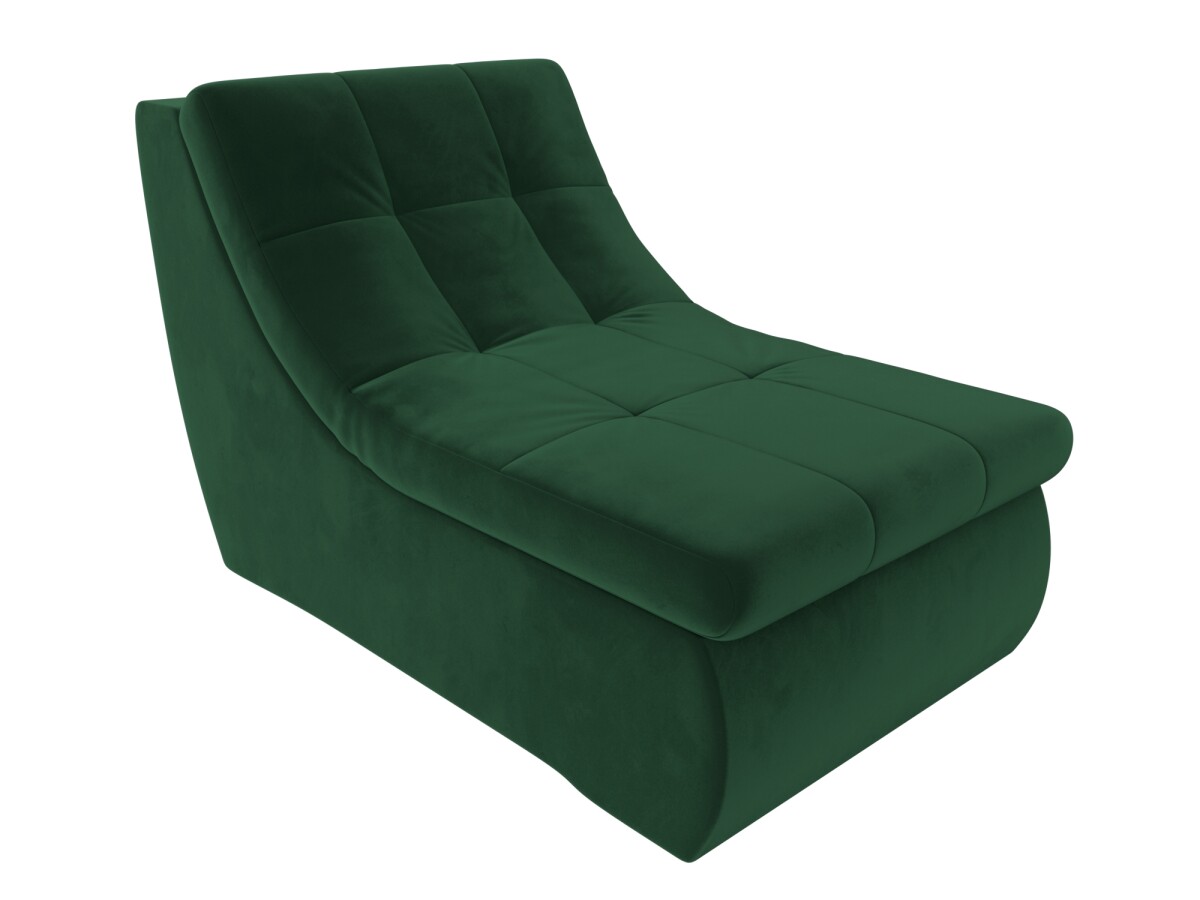 Модуль Холидей кресло Велюр Зеленый
