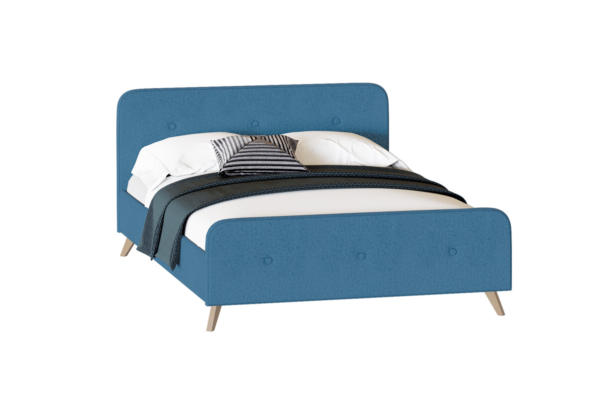 Сиерра 1400 кровать Аура голубой вариант 5