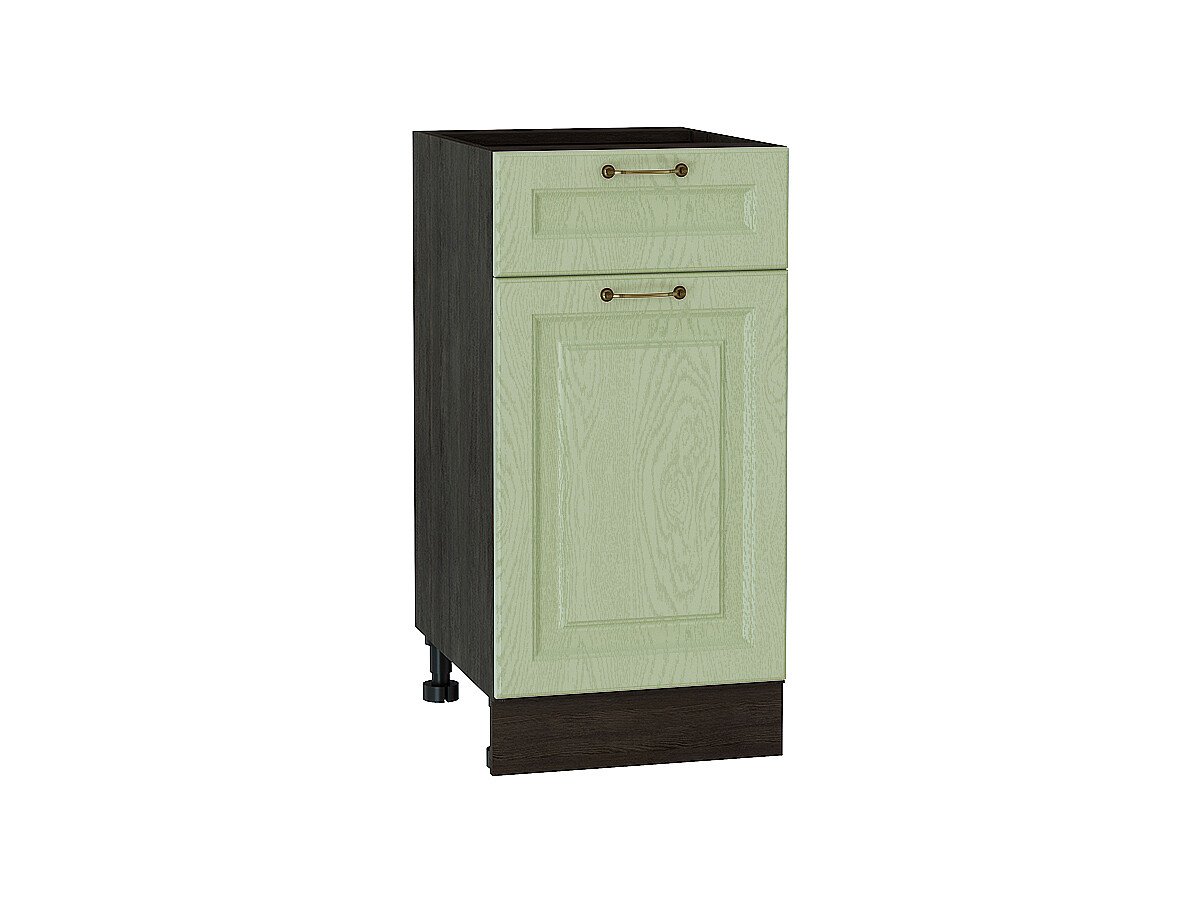 Шкаф нижний с 1-ой дверцей и ящиком Ницца Дуб оливковый Graphite 816*400*478