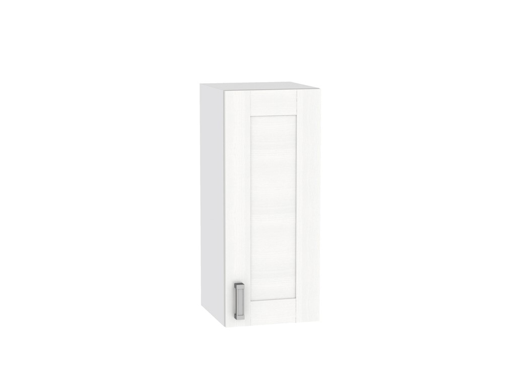 Шкаф верхний с 1-ой дверцей Лофт В 300 Snow Veralinga-Белый