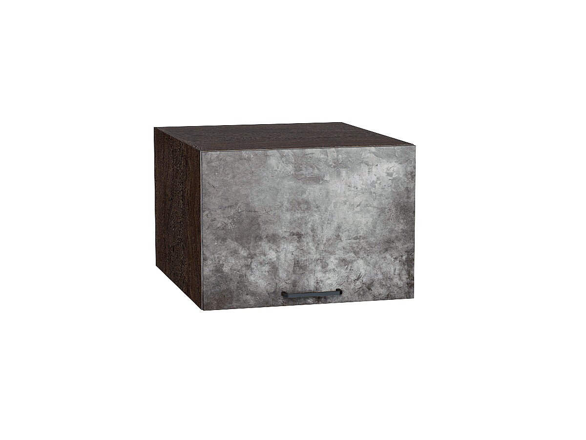 Шкаф верхний горизонтальный глубокий Флэт Temple Stone 2S/Графит 358*500*574