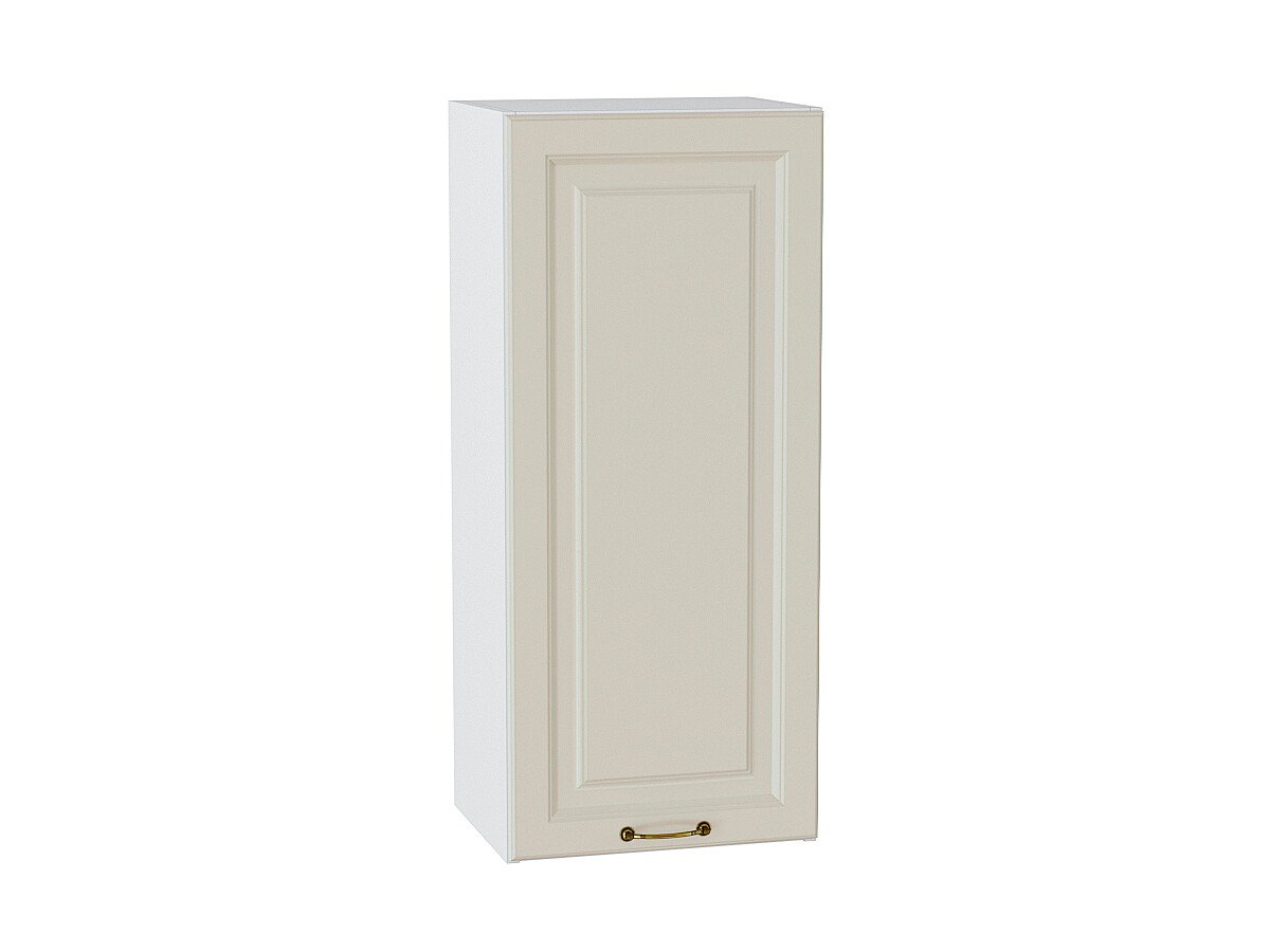 Шкаф верхний с 1-ой дверцей Ницца Агат Белый 920*400*318