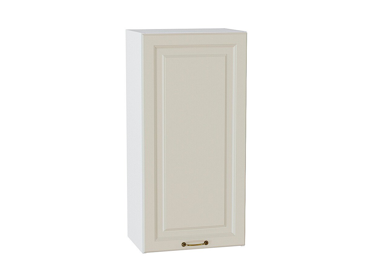 Шкаф верхний с 1-ой дверцей Ницца Агат Белый 920*450*318