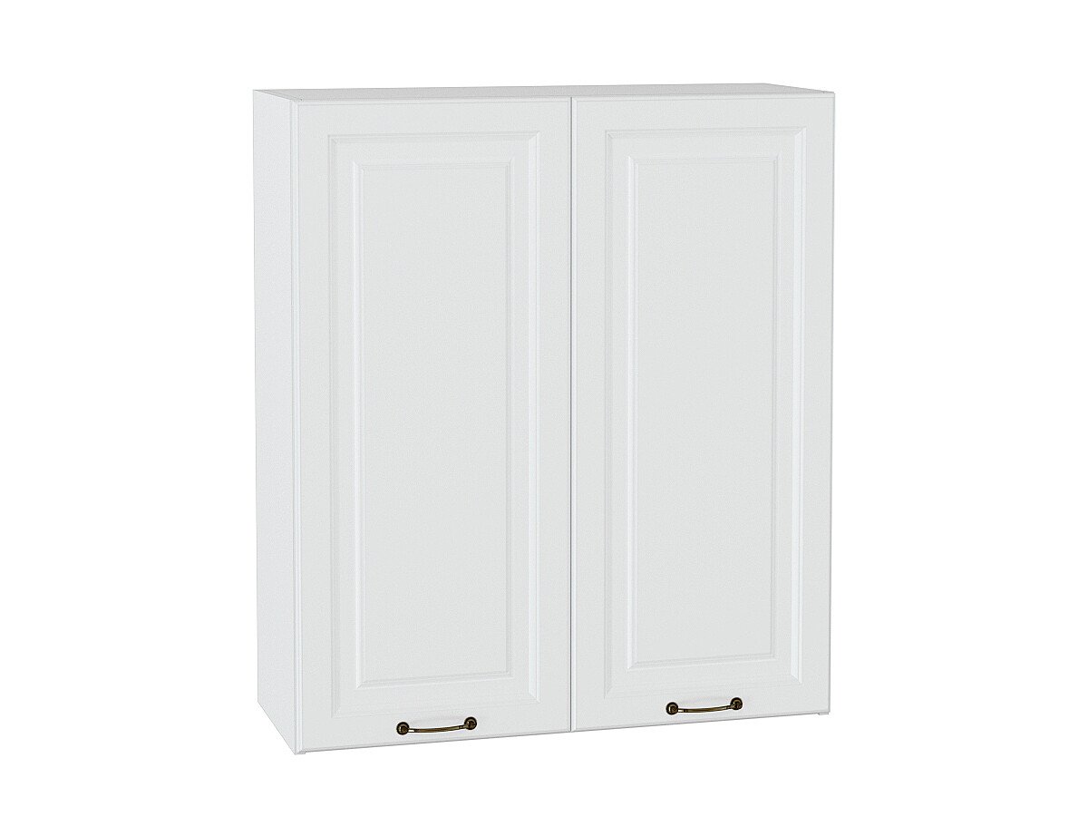 Шкаф верхний с 2-мя дверцами Ницца Белый Белый 920*800*318
