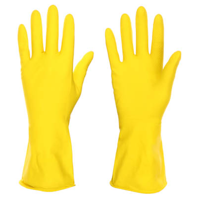 VETTA Перчатки резиновые желтые L
