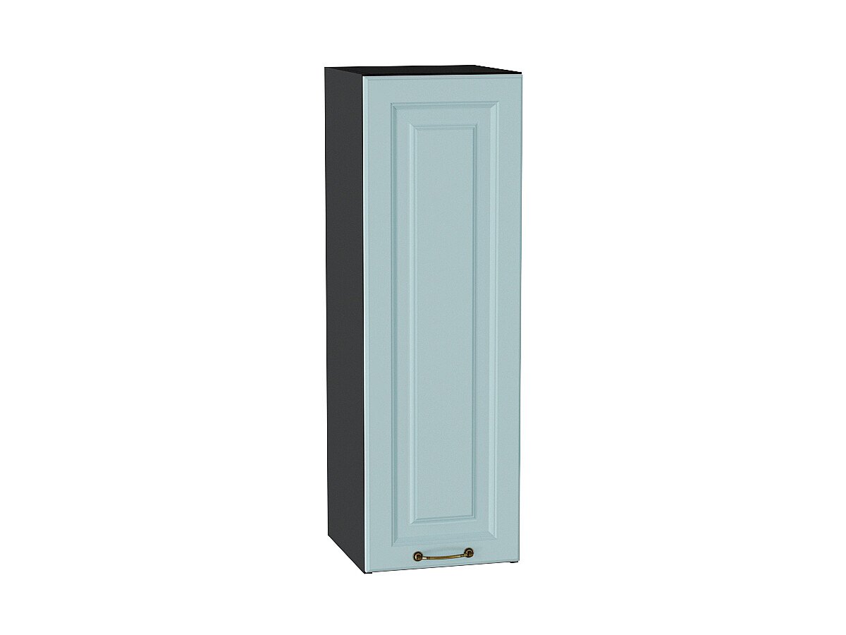 Шкаф верхний с 1-ой дверцей Ницца Голубой Graphite 920*300*318